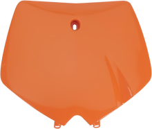 UFO Front Number Plate - Orange KT03063127