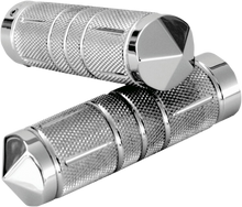 ACCUTRONIX Knurled Diamond Custom Grips - TBW - Chrome GR101-SKIC
