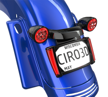 CIRO License Plate Frame - Black - Red 40302