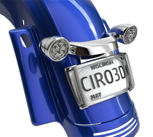 CIRO License Plate Frame - Chrome - Smoke 40301