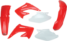 UFO Replacement Body Kit - OE Red/White - Honda - CR '05-'07 HOKIT103-999