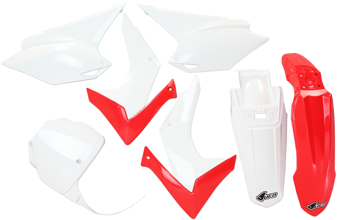 UFO Replacement Body Kit - OE Red/White - Honda - CRF '06-'19 HOKIT118-999