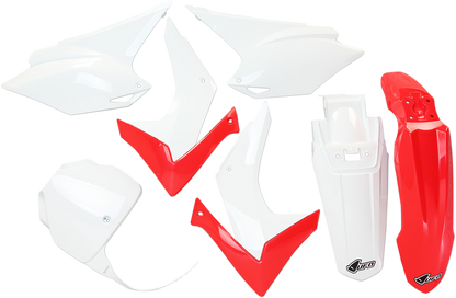 UFO Replacement Body Kit - OE Red/White - Honda - CRF '06-'19 HOKIT118-999