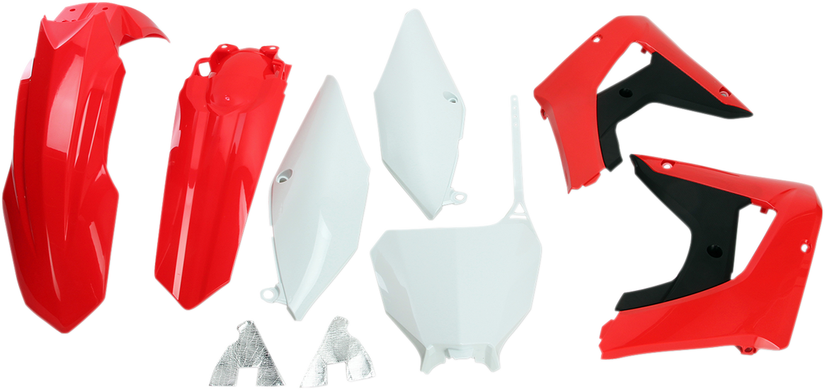 UFO Replacement Body Kit - OEM Red/White/Black - Honda - CRF '17-'21 HOKIT120-999