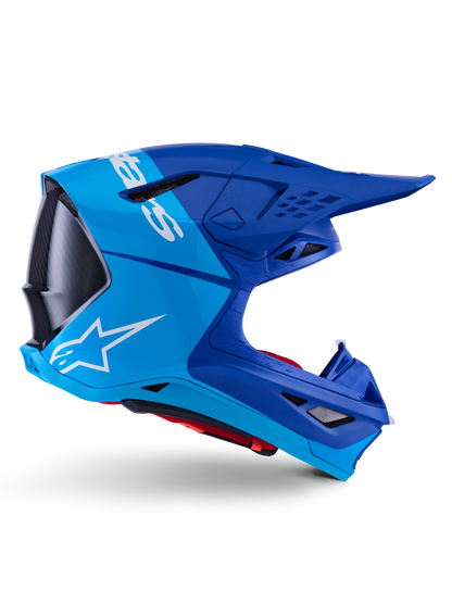Supertech S M10 Flood Helmet Met Blu/Md Blu/Blk Crb M&G 2x