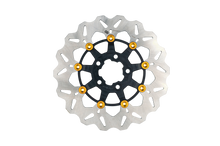 Rotor 11.8" Floating Wave Rr Black/Gold Buttons
