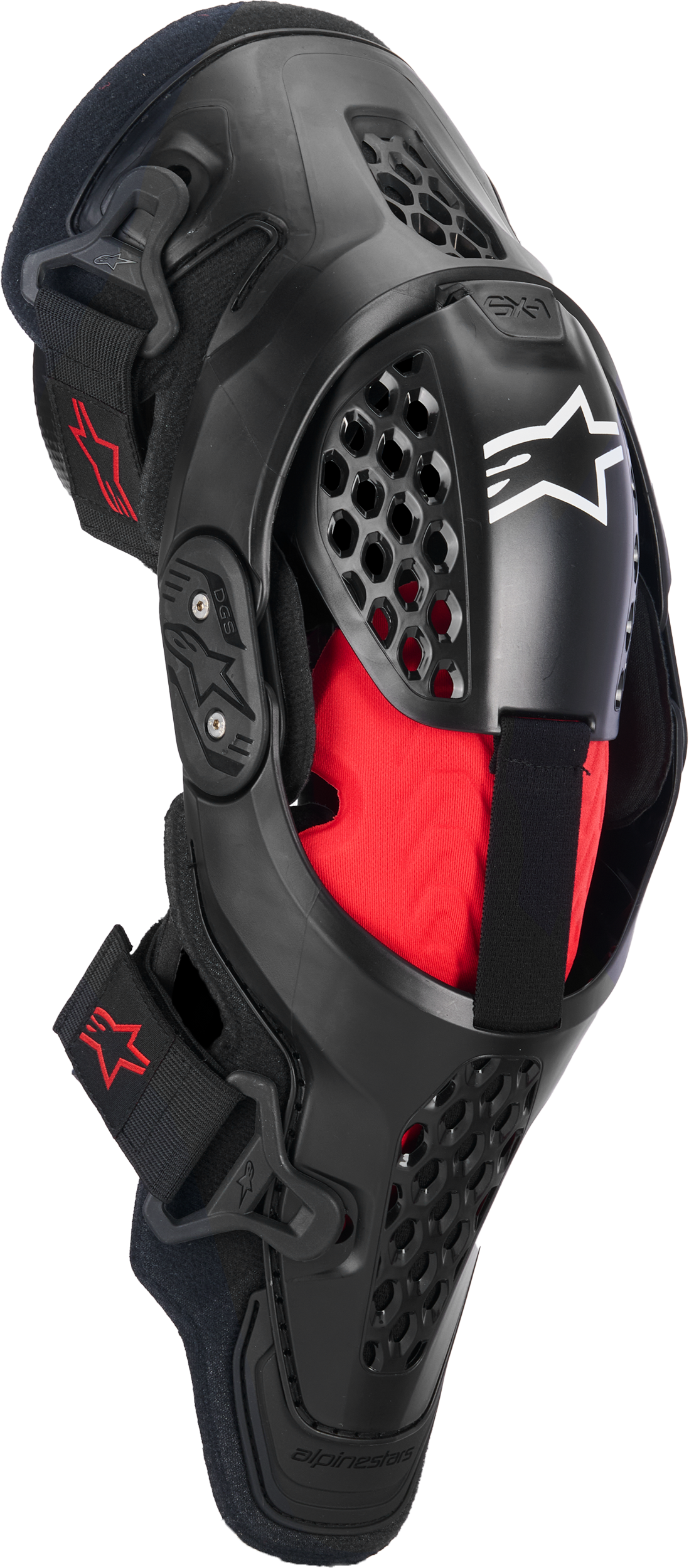 Sx 1 Plasma Knee Protector Blk/Red/Cool Gry Sm/Md