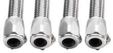 Hose Finisher 3/8" Silver Anodized 4pk