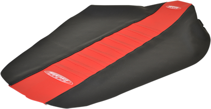 SDG Pleated Seat Cover - Red Top/Black Sides 96337RK