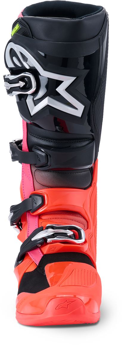 Tech 7 Black/Red Fluo/Pink Fluo 12