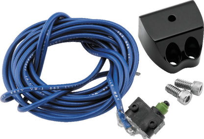 Performance Machine  Brake Light Switch Assembly - Black Ano