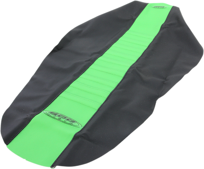 SDG Pleated Seat Cover - Green Top/Black Sides 96341GK