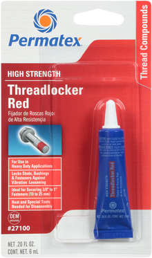 PERMATEX 271 Threadlocker - Red - 0.2 US fl oz. 27100