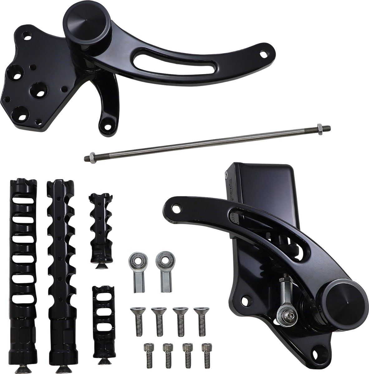 ACCUTRONIX Forward Control - Black - Slotted FC103-KSAKB