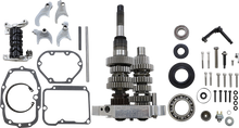 BAKER DRIVETRAIN Gear Set - Overdrive/6-Speed - Polished - Softail/Dyna/FXR OD6-401S-02