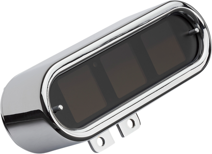 DAKOTA DIGITAL Speedometer - Oval - Chrome MLX-9404