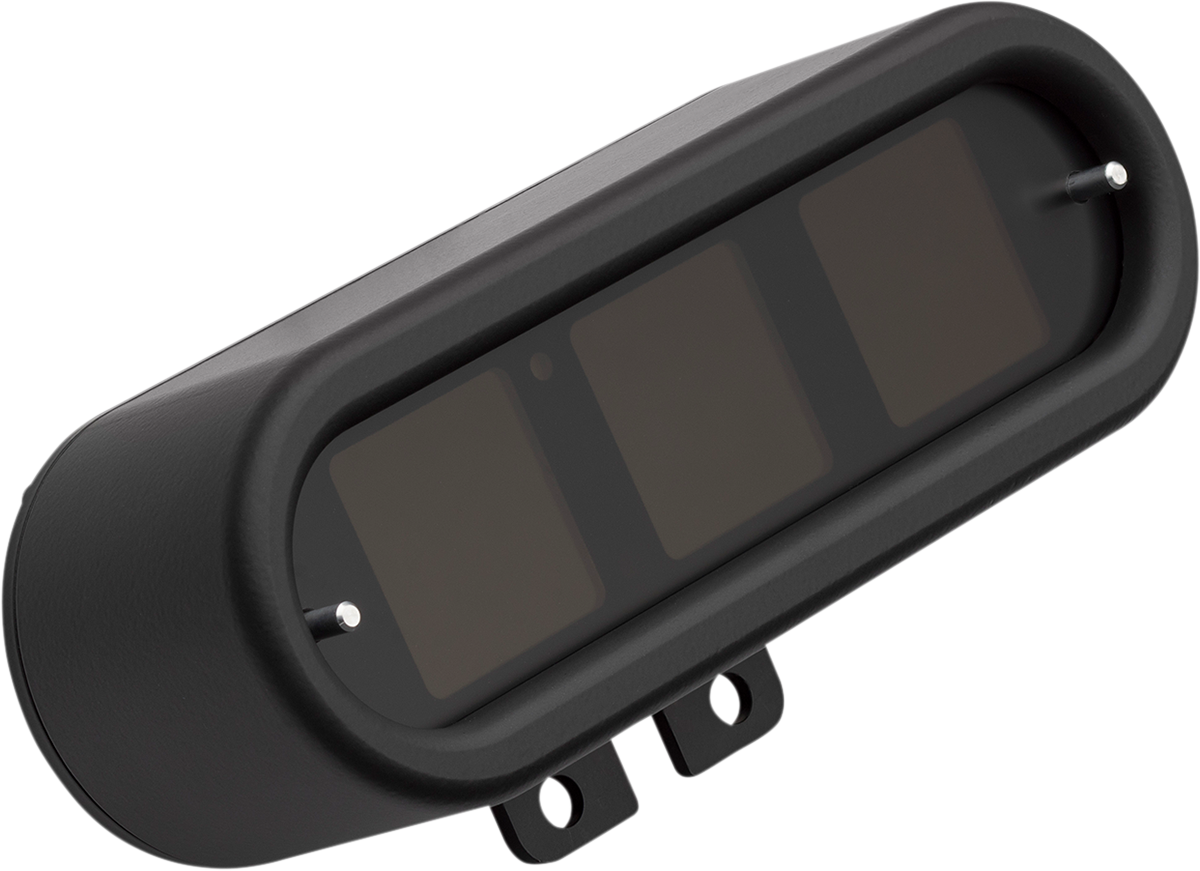 DAKOTA DIGITAL Speedometer - Oval - Black MLX-9404-K