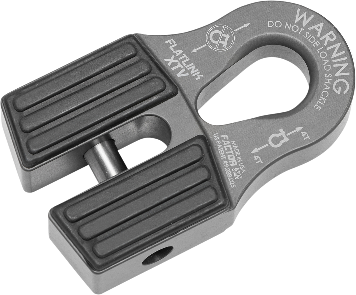 FACTOR 55 FlatLink XTV Winch Shackle Mount - Gray 00070-06
