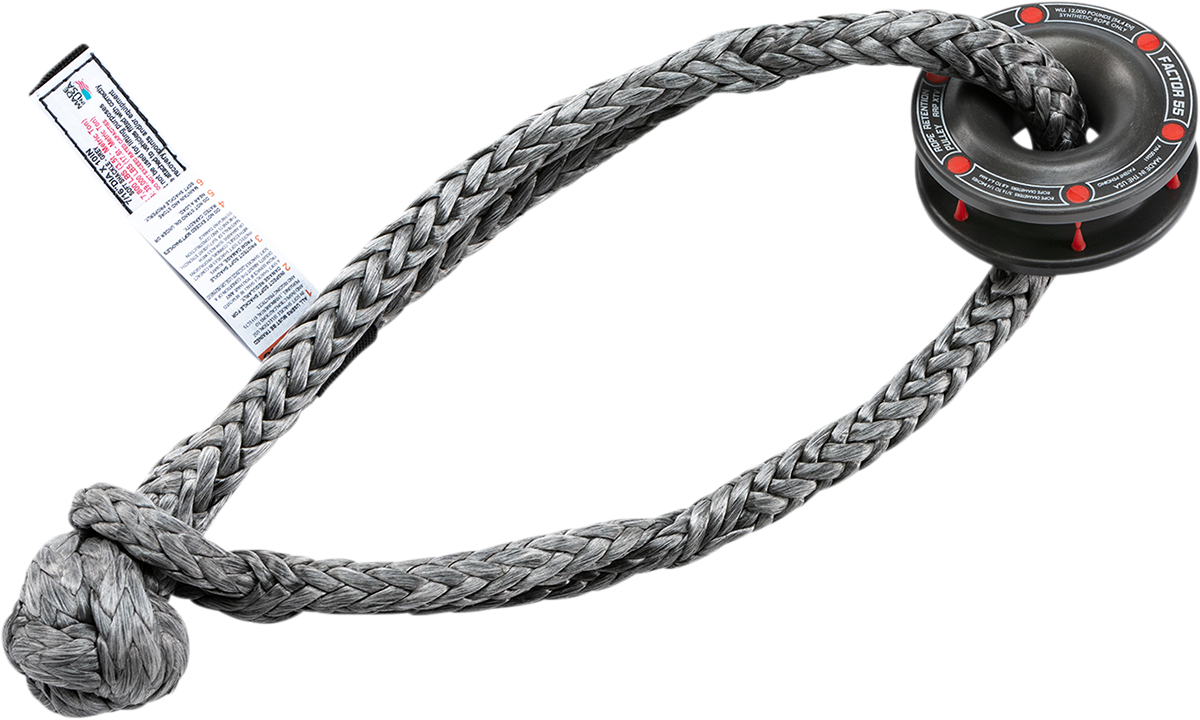 FACTOR 55 Rope Retention Pulley + Soft Shackle Combo 00265