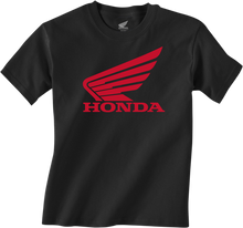 HONDA APPAREL Youth Honda Wing T-Shirt - Black - Medium NP21S-Y3033-M