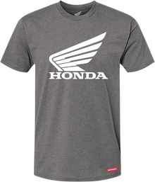HONDA APPAREL Honda Wing T-Shirt - Heather/White - 3XL NP21S-M3016-3X