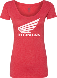 HONDA APPAREL Women's Honda Wing T-Shirt - Red - 2XL NP21S-L3029-2X