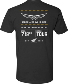 HONDA APPAREL Goldwing Tour T-Shirt - Black - 2XL NP21S-M2464-2X