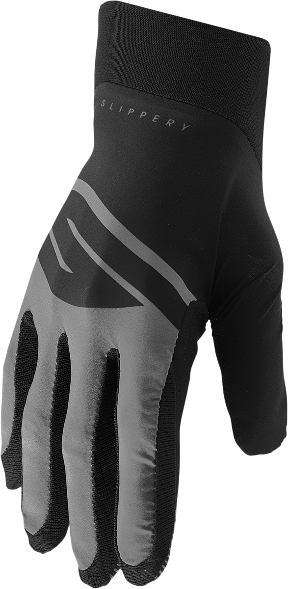 SLIPPERY Flex Lite Gloves - Black/Charcoal - Small 3260-0457