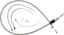 MAGNUM SHIELDING Polished Stainless Quick Connect Upper Clutch Cable - 38" 52344HE