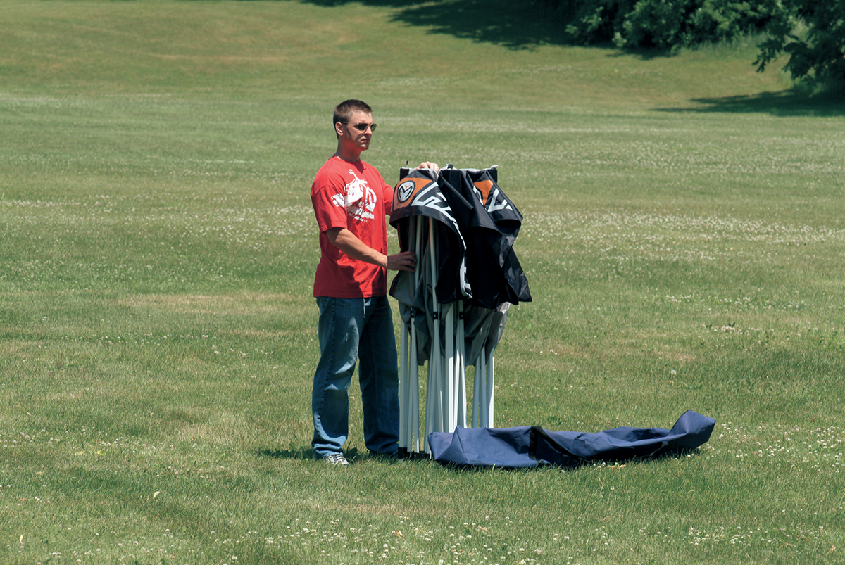 DRAG SPECIALTIES Collapsible Canopy - 10' x 10' 4030-0059