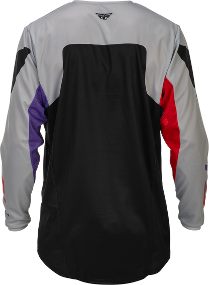 Kinetic Jersey Grey/Red/Purple/Black Xl