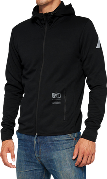 100% Viceroy Tech Zip Hoodie - Black - Medium 20037-00001
