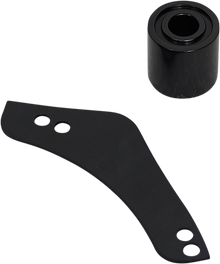 ARLEN NESS Replacement Breather Bolt Cover Plate - Inverted/Method/Clear Tear/Sidekick - Left - Black 600-064