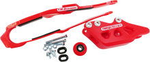 T.M. DESIGNWORKS Chain Guide/Slider - Red - Honda DCK-OR16-RD