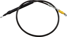 LA CHOPPERS Midnight Braided Clutch Cable - Quick Connect - 15"-17" Ape Hanger Handlebars - '18-'21 Softail LA-8155C16M