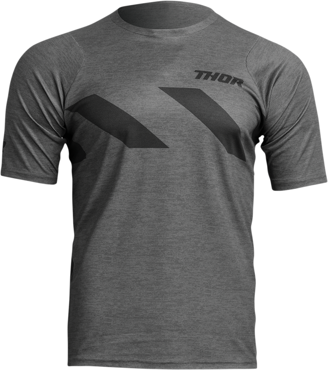 THOR Assist Hazard Short-Sleeve Jersey - Charcoal/Heather - Medium 5020-0009