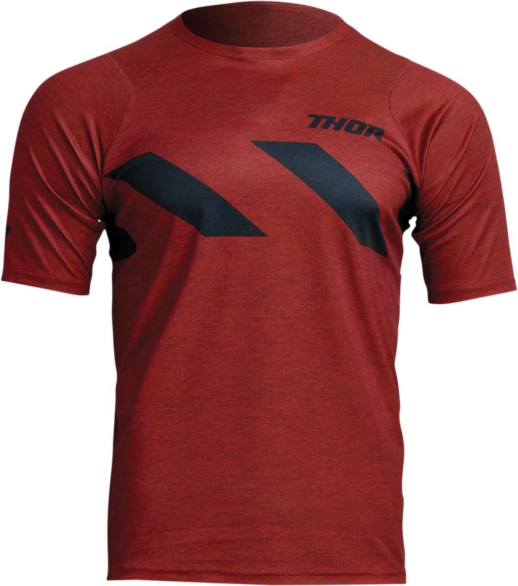 THOR Assist Hazard Short-Sleeve Jersey - Brick/Heather - XL 5020-0005
