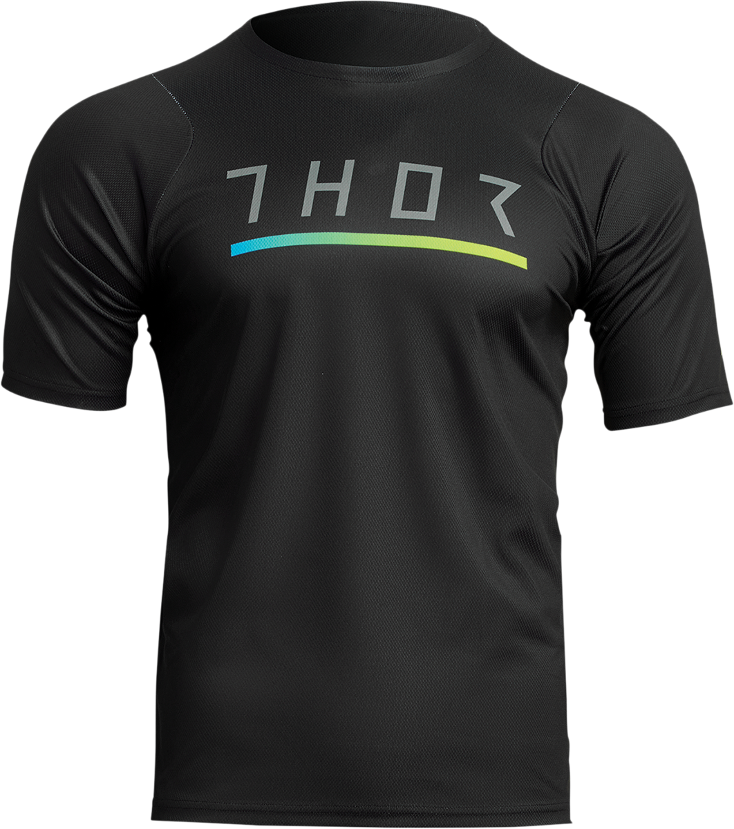 THOR Assist Caliber Short-Sleeve Jersey - Black - Large 5120-0259
