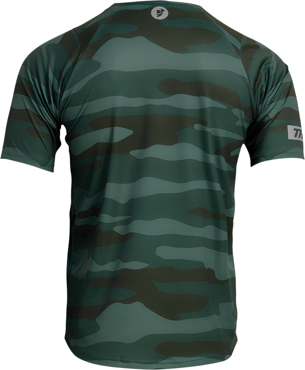 THOR Assist Short-Sleeve Jersey - Camo Green - XL 5020-0023