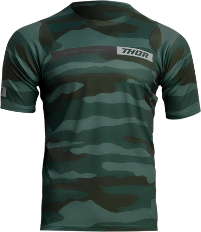 THOR Assist Short-Sleeve Jersey - Camo Green - 2XL 5020-0024