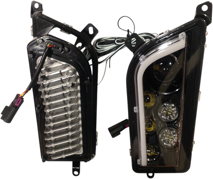 BRITE-LITES LED Headlight Conversion Kit - Polaris BL-LEDRZRHALO