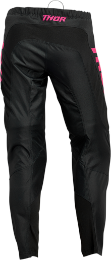 THOR Women's Sector Minimal Pants - Black/Pink Fluo - US 9/10 2902-0309