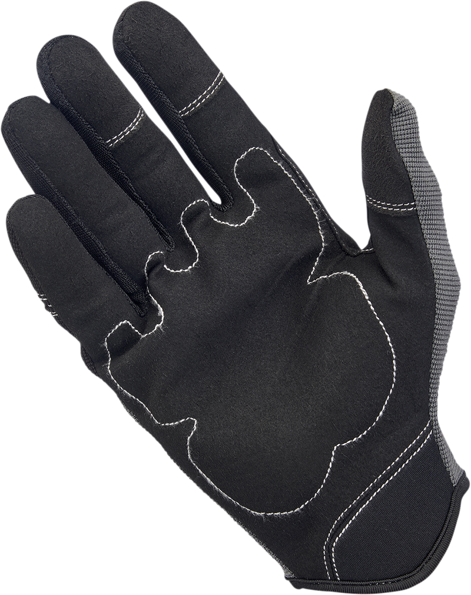 BILTWELL Moto Gloves - Gray/Black - 2XL 1501-1101-006