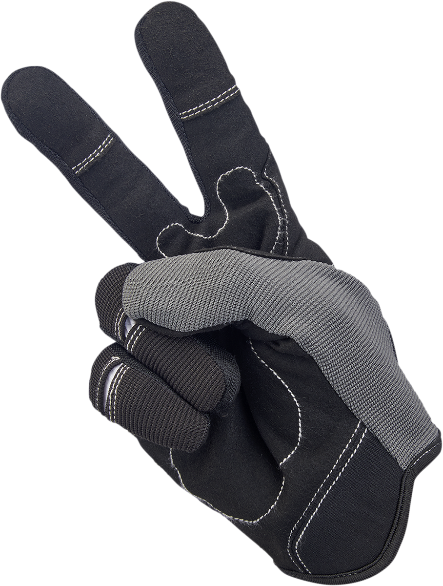 BILTWELL Moto Gloves - Gray/Black - 2XL 1501-1101-006
