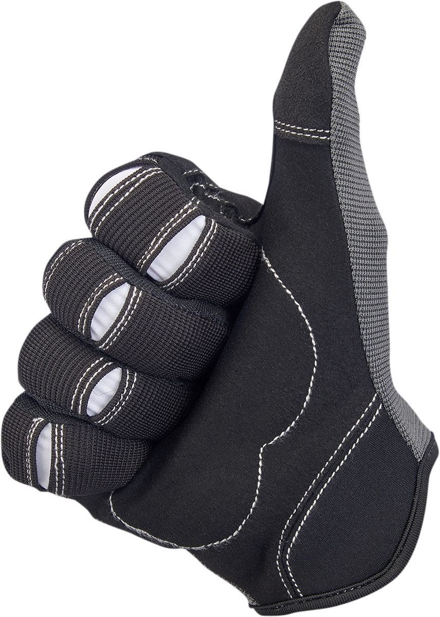 BILTWELL Moto Gloves - Gray/Black - XL 1501-1101-005