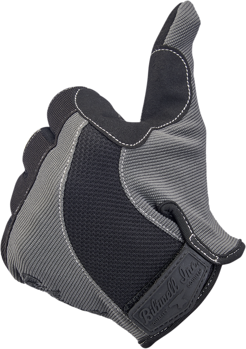 BILTWELL Moto Gloves - Gray/Black - XS 1501-1101-001