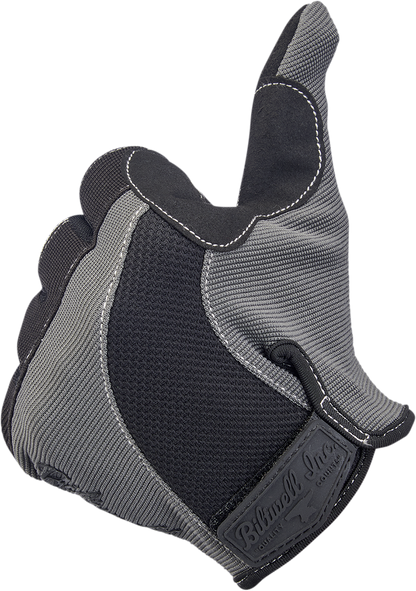BILTWELL Moto Gloves - Gray/Black - Medium 1501-1101-003