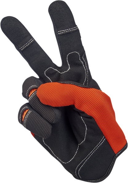BILTWELL Moto Gloves - Orange/Black - XL 1501-0106-005