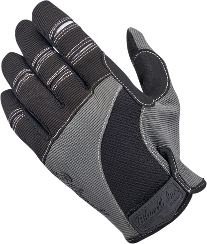 BILTWELL Moto Gloves - Gray/Black - XS 1501-1101-001