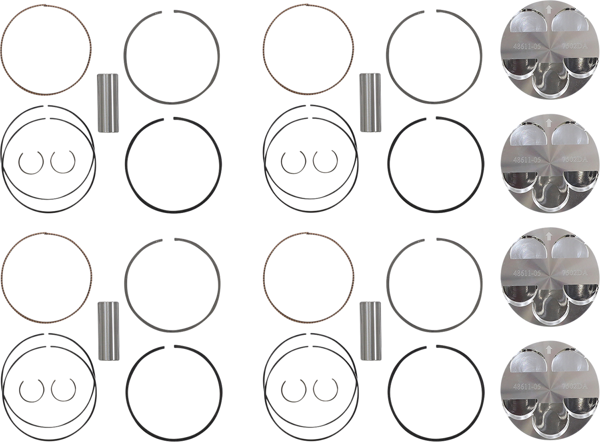 WOSSNER Piston Kit - 73.95 mm - Yamaha K7502DA-4